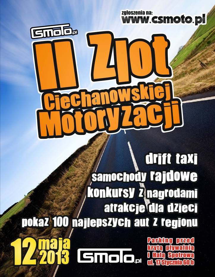 II Zlot Ciechanowskiej Motoryzacji już w niedzielę