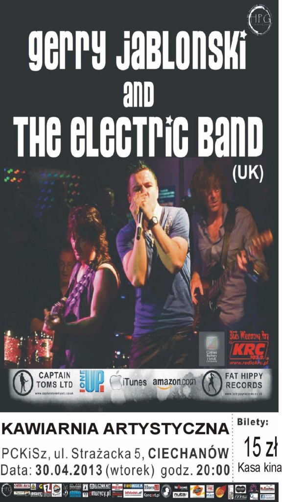 GERRY JABLONSKI And The ELECTRIC BAND - koncert
