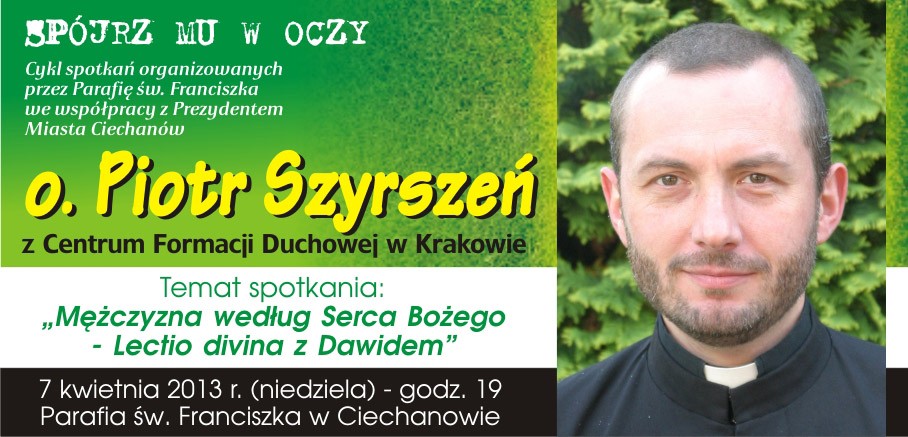 Spójrz mu w oczy - zaproszenie