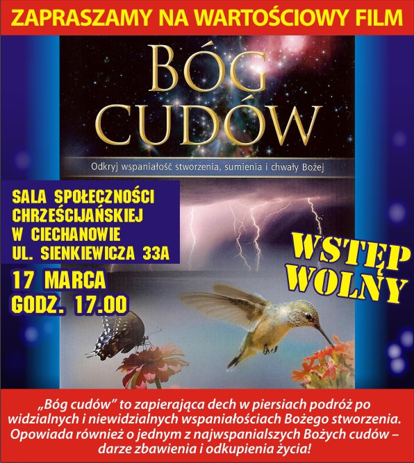 Zaproszenie na film – BÓG CUDÓW