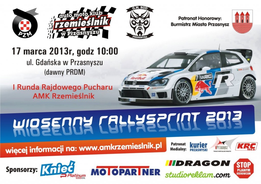 WIOSENNY RALLYSPRINT 2013 