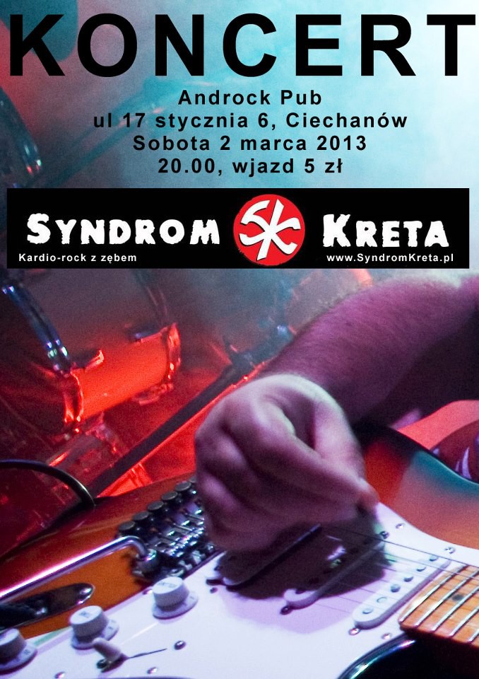 SYNDROM KRETA gościnnie w ANDROCK PUB