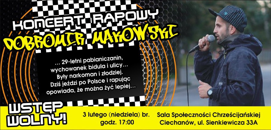 Koncert rapowy - Dobromir Makowski