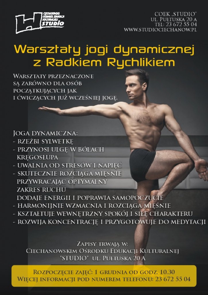 Warsztaty jogi dynamicznej z Radkiem Rychlikiem 