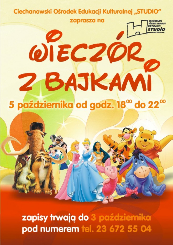 Magiczny wieczór z bajkami
