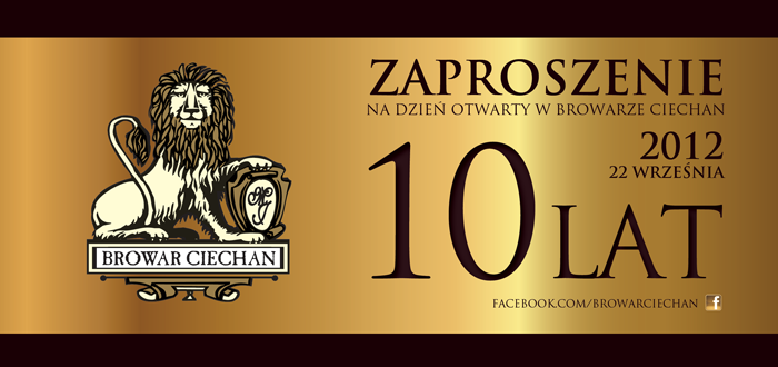 Zaproszenie: Ciechan ma już 10 lat! 