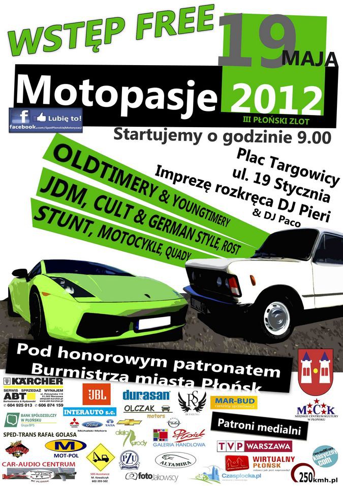MotoPasje 2012 III Spot Płońskiej Motoryzacji - fotorelacja