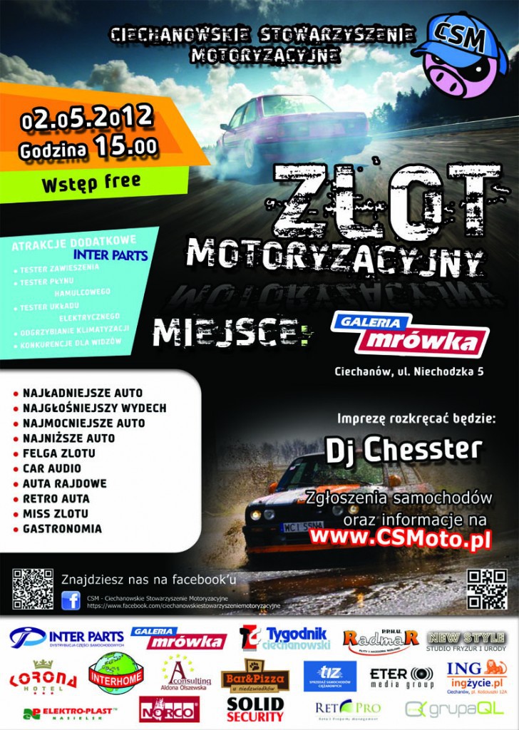 Zlot motoryzacyjny pod Galerią Mrówka!