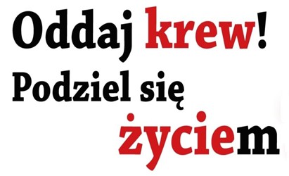 Zbiórka krwi dla Mariusza ! Oddaj krew i uratuj życie