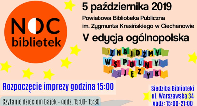 Noc Bibliotek pełna atrakcji w ciechanowskiej PBP