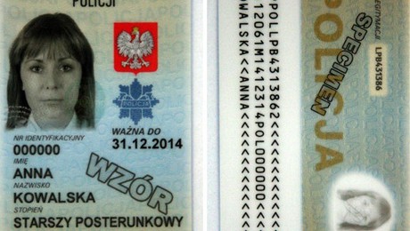 Nowe wzory legitymacji policyjnych!