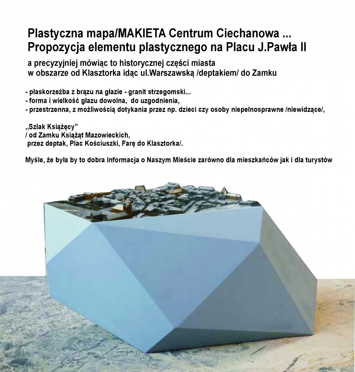 Makieta historycznego Ciechanowa