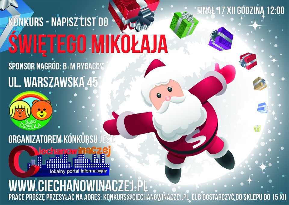 Konkurs - Napisz list do św.Mikołaja