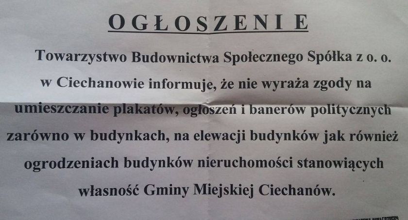 TBS zakazał wieszania banerów wyborczych - ratusz wyjaśnia