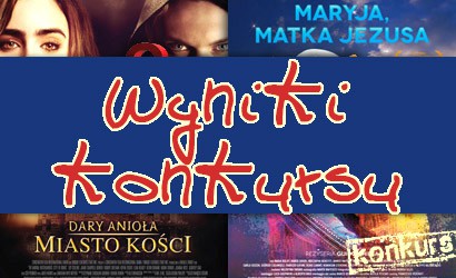 Wyniki konkursu: Wygraj bilety do kina!