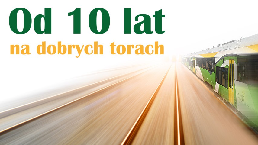 Konkurs na hasło promujące 10 - lecie Kolei Mazowieckich
