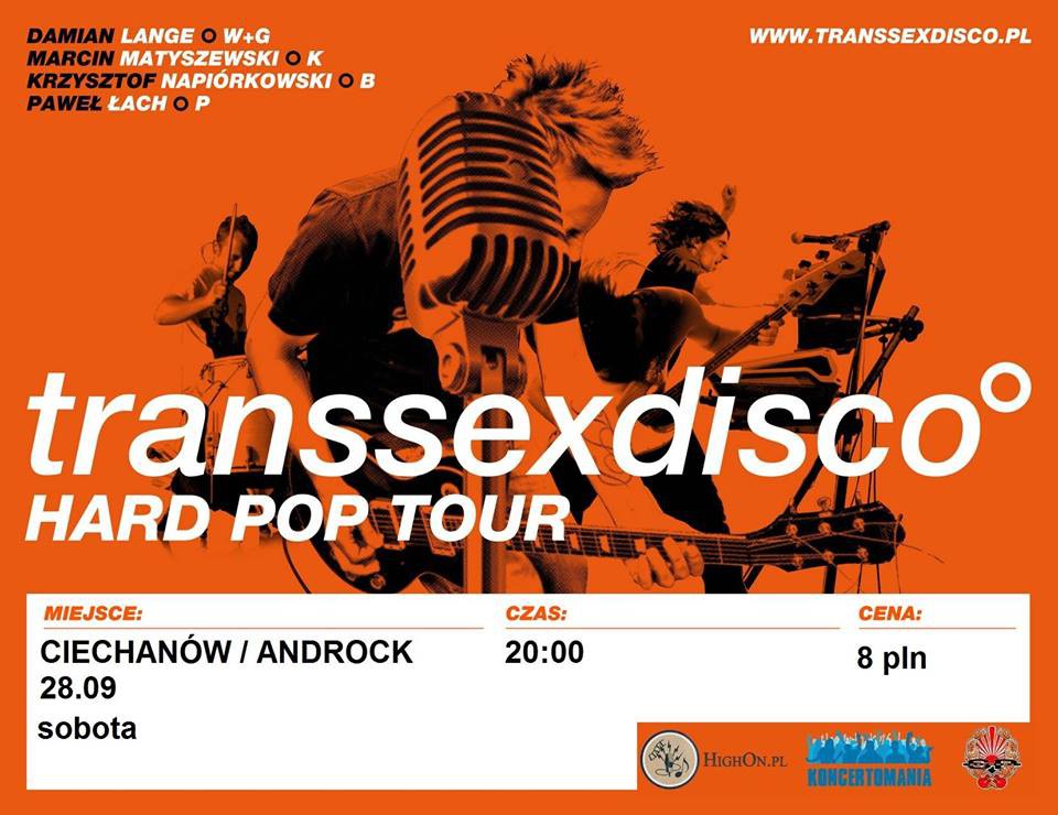 Transsexdisco zagra w sobotę w Androck Pub
