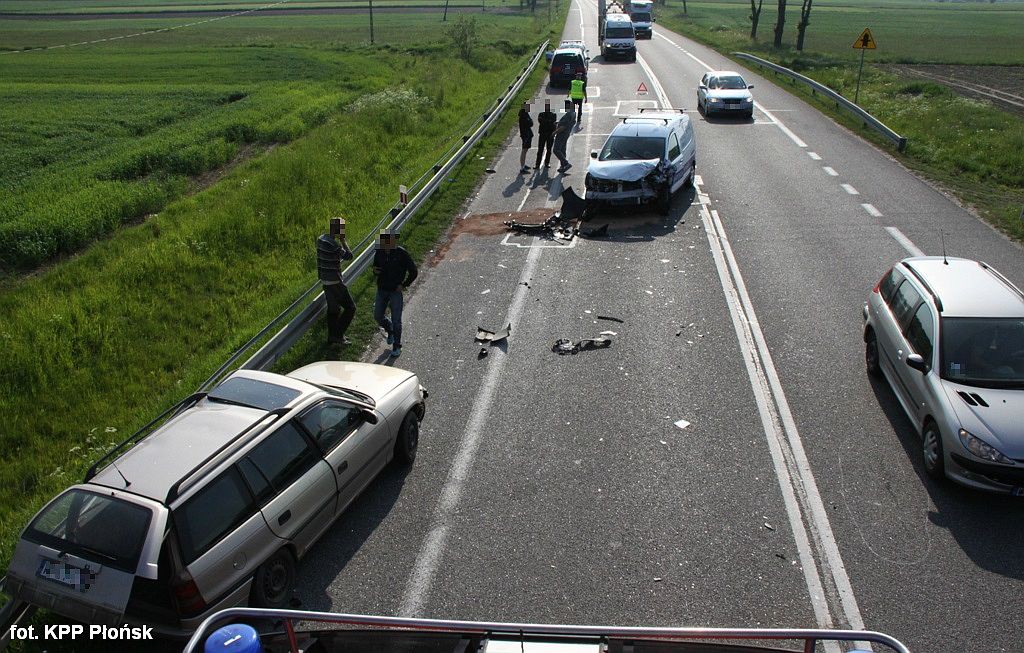 Karambol u sąsiadów. Dwie osoby ranne