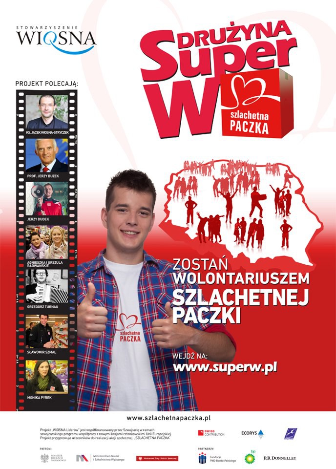 SZLACHETNA PACZKA szuka wolontariuszy!