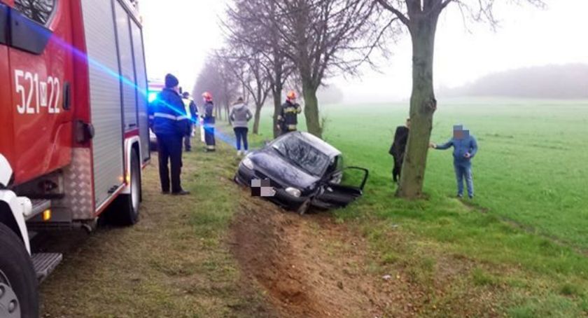 Z ostatniej chwili: Wypadek na drodze Ciechanów-Mława [zdjęcia]