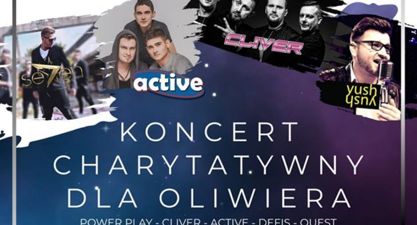 Wielkie granie dla Oliwiera. W Ciechanowie odbędzie się koncert charytatywny
