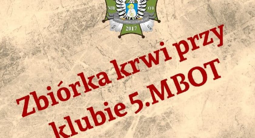 Zbiórka krwi w ciechanowskiej jednostce wojskowej