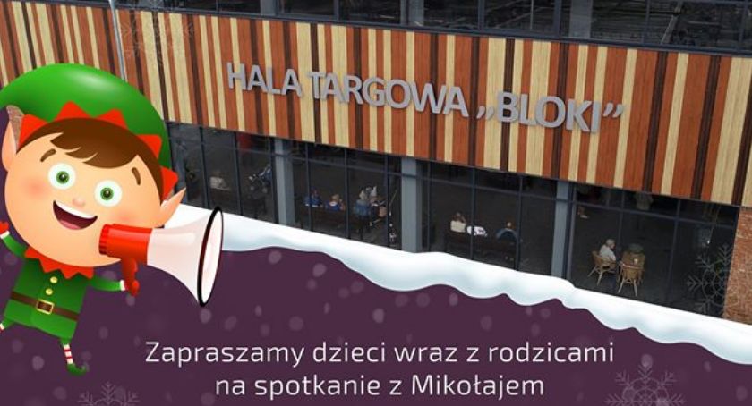 Mikołaj w Hali Targowej w Ciechanowie