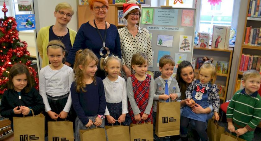 Biblioteczny konkurs na kartkę bożonarodzeniową rozstrzygnięty