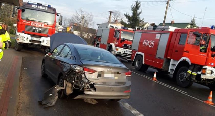 W Ojrzeniu zderzyły się dwie osobówki