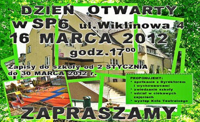 Dzień Otwarty w Szkole Podstawowej nr 6 w Ciechanowie