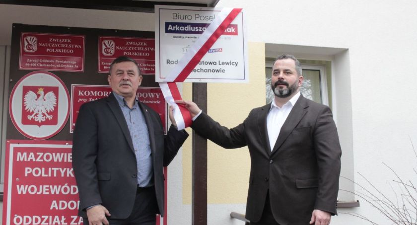 Arkadiusz Iwaniak otworzył swoje biuro poselskie w Ciechanowie [zdjęcia]