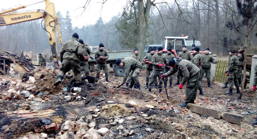 Żołnierz stracił dobytek życia, z pomocą przyszli Terytorialsi