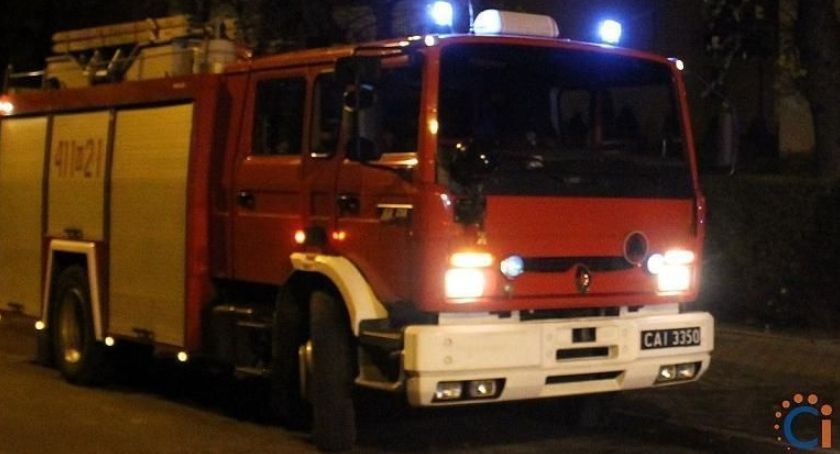 Pożar w domu na ciechanowskim osiedlu