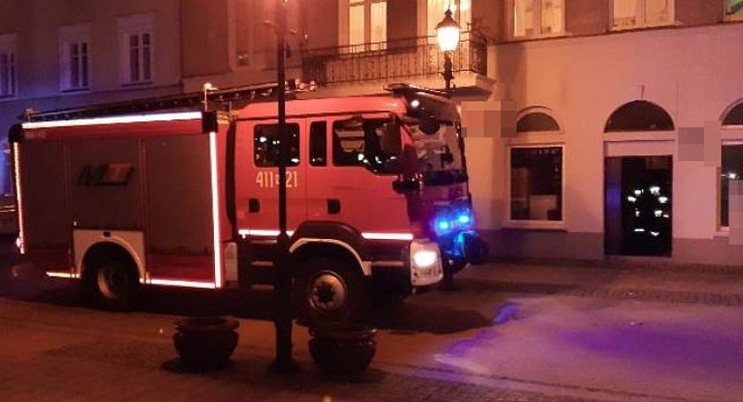 Straż pożarna interweniowała na ul. Warszawskiej