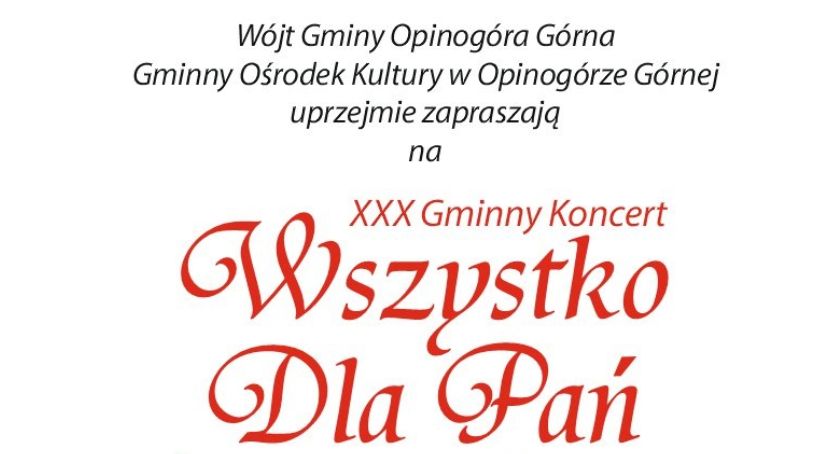 Koncert z okazji Dnia Kobiet w Opinogórze 