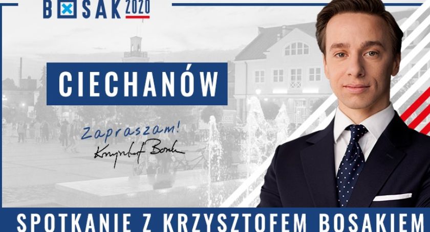 Kandydat na Prezydenta RP spotka się z mieszkańcami Ciechanowa