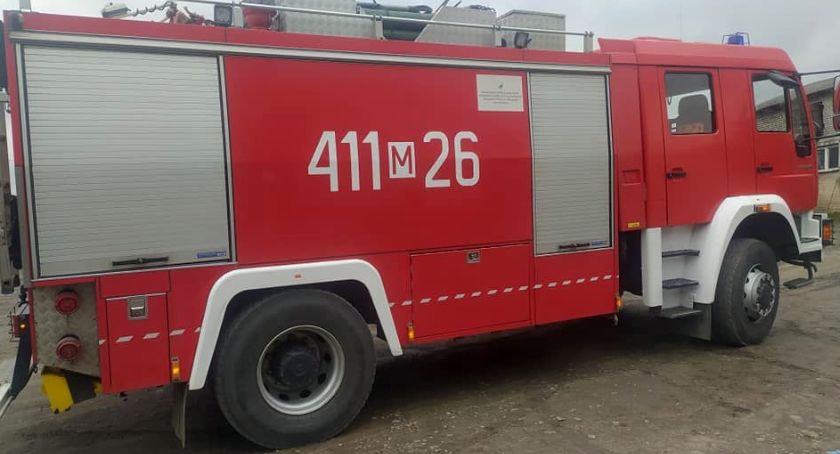 Pożar w domu pod Ciechanowem