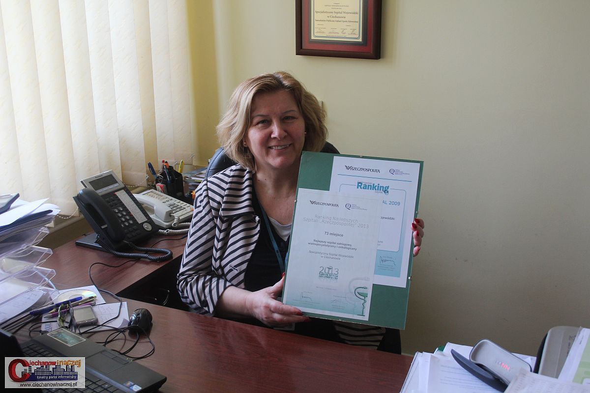 Oficjalnie: Hanna Jaroszewska nie jest już dyrektorem szpitala w Ciechanowie