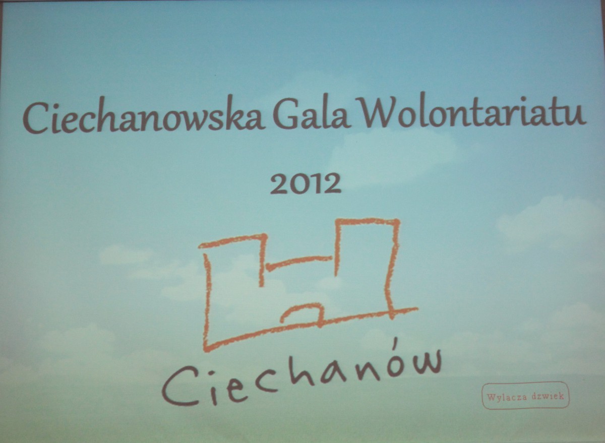 Ciechanowska Gala Wolontariatu 2012