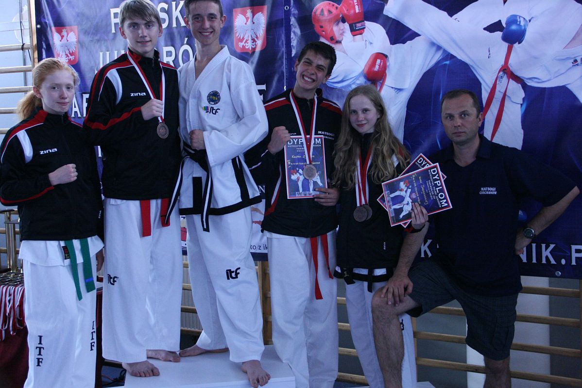 Zawodnicy Matsogi Ciechanów przywieźli cztery medale z Mistrzostw Polski Juniorów