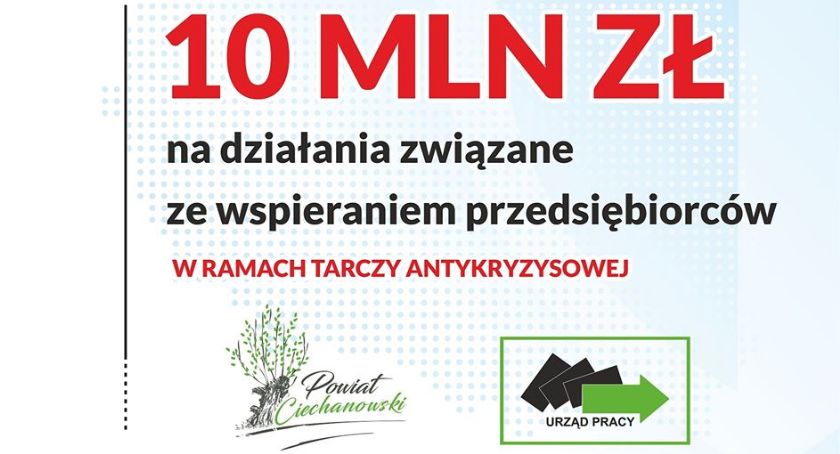 Powiat Ciechanowski otrzymał 10 mln zł na wsparcie przedsiębiorców