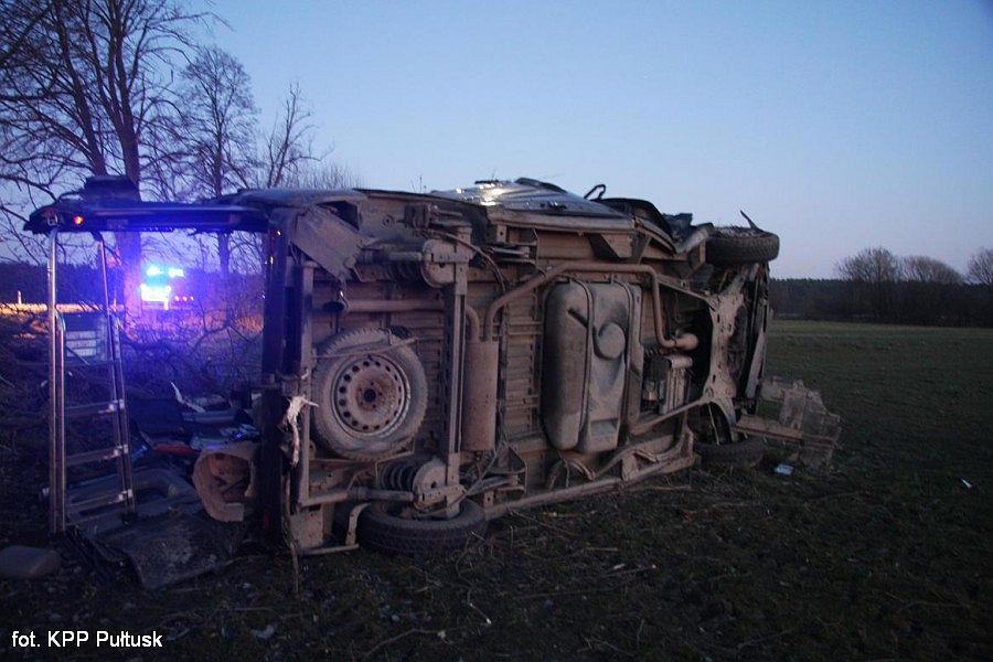 Mieszkanka Opinogóry zginęła w wypadku pod Pułtuskiem
