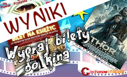 Wyniki konkursu: Wygraj bilety do kina!