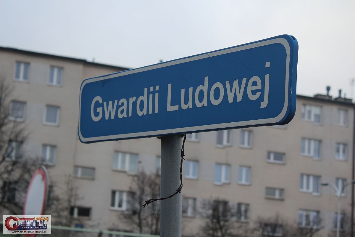 Ulica Gwardii Ludowej i osiedle Świerczewskiego w Ciechanowie zmienią nazwy?