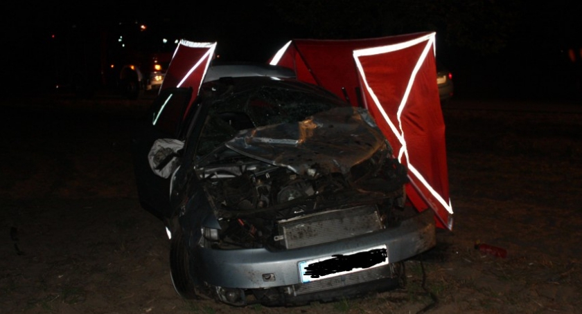 Tragiczny wypadek u sąsiadów. Zginął kierowca Audi