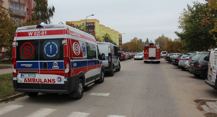 Interwencja ratowników na ul. Powstańców Wielkopolskich