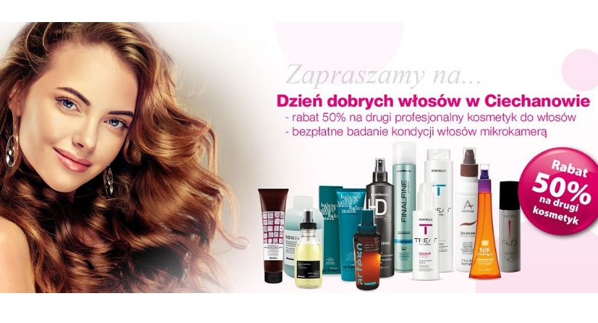 Dzień dobrych włosów w Ciechanowie. Zapraszamy na badanie włosów mikrokamerą