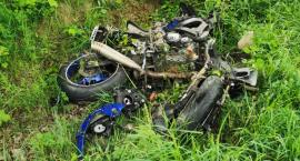 Motocykl zderzył się z quadem. Groźny wypadek w gminie Sońsk [zdjęcia]
