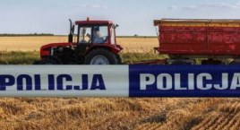 Zahaczył ją i ciągnął za pojazdem. Wypadek podczas prac polowych