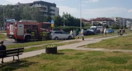 Z ostatniej chwili: Wypadek na ul. Armii Krajowej w Ciechanowie. Droga jest zablokowana [zdjęcia]